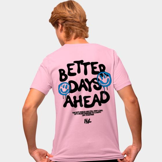 Imagem de Camisa Camiseta Genuine Grit Masculina Estampada Algodão 30.1 Better Days Ahead