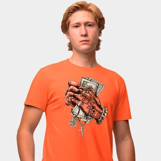 Imagem de Camisa Camiseta Genuine Grit Masculina Estampada Algodão 30.1 Blessed Money