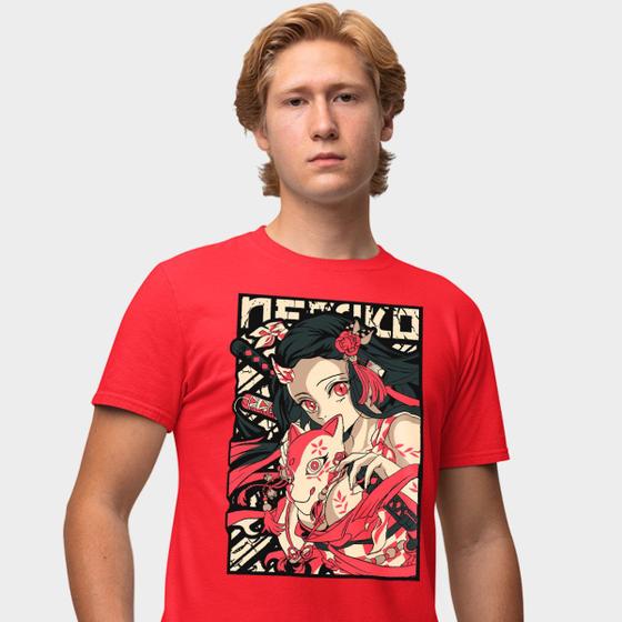 Imagem de Camisa Camiseta Genuine Grit Masculina Estampada Algodão 30.1 Demon Slayer Nezuko