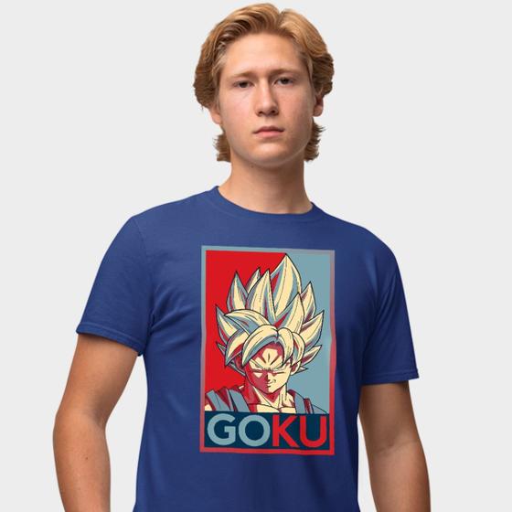 Imagem de Camisa Camiseta Genuine Grit Masculina Estampada Algodão 30.1 Dragon Ball Goku