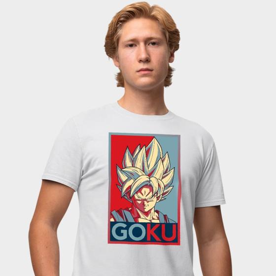 Imagem de Camisa Camiseta Genuine Grit Masculina Estampada Algodão 30.1 Dragon Ball Goku