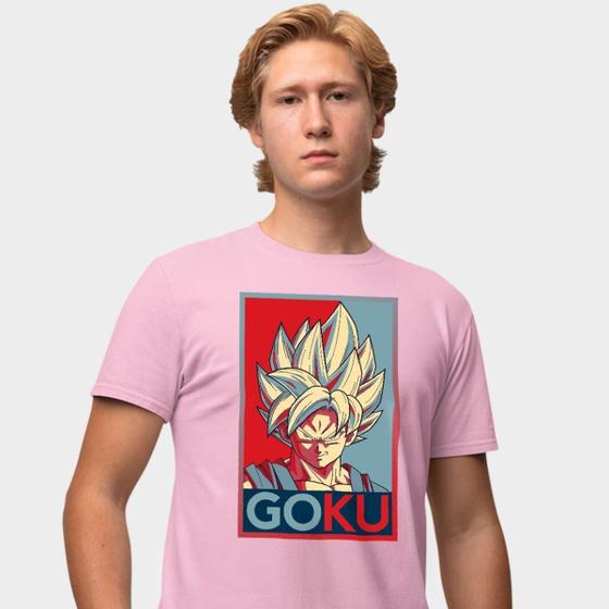 Imagem de Camisa Camiseta Genuine Grit Masculina Estampada Algodão 30.1 Dragon Ball Goku