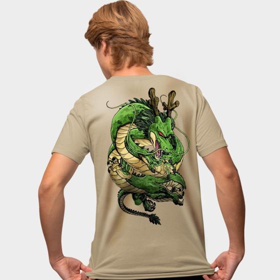 Imagem de Camisa Camiseta Genuine Grit Masculina Estampada Algodão 30.1 Dragon Ball Shenlong