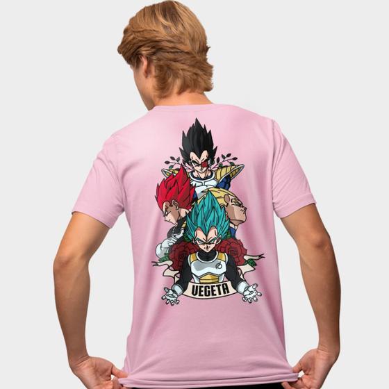 Imagem de Camisa Camiseta Genuine Grit Masculina Estampada Algodão 30.1 Dragon Ball Z Vegeta