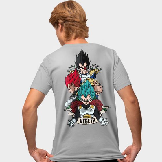 Imagem de Camisa Camiseta Genuine Grit Masculina Estampada Algodão 30.1 Dragon Ball Z Vegeta