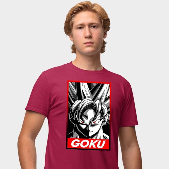 Imagem de Camisa Camiseta Genuine Grit Masculina Estampada Algodão 30.1 Goku Dragon Ball