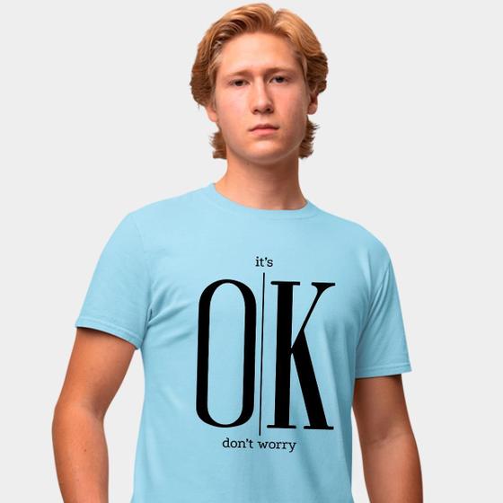 Imagem de Camisa Camiseta Genuine Grit Masculina Estampada Algodão 30.1 It's Ok Don't Worry