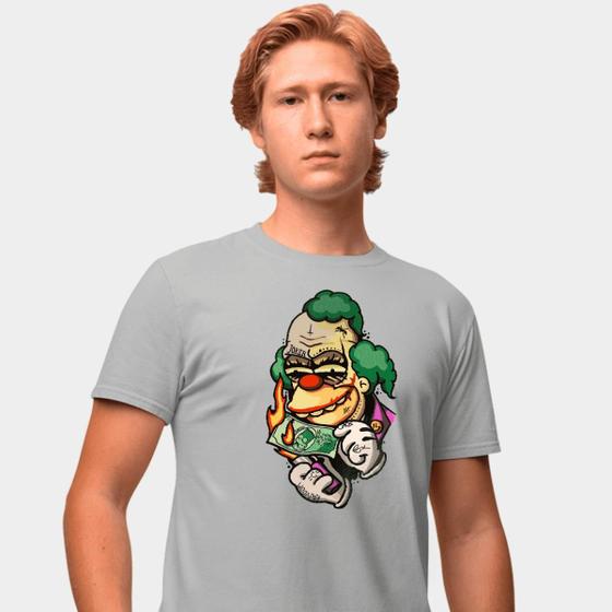 Imagem de Camisa Camiseta Genuine Grit Masculina Estampada Algodão 30.1 Joker Simpsons