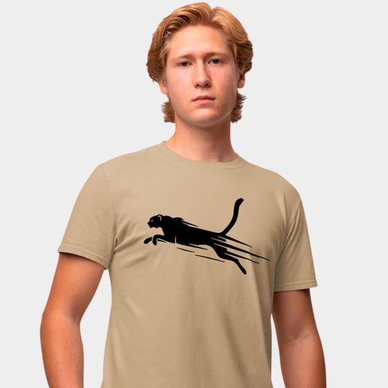 Imagem de Camisa Camiseta Genuine Grit Masculina Estampada Algodão 30.1 Leopardo