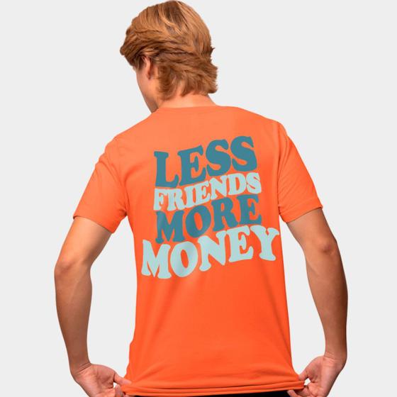 Imagem de Camisa Camiseta Genuine Grit Masculina Estampada Algodão 30.1 Less Friends More Money