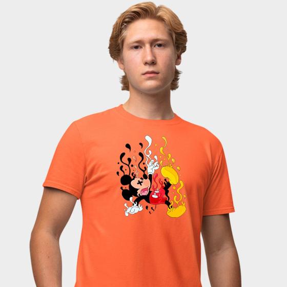 Imagem de Camisa Camiseta Genuine Grit Masculina Estampada Algodão 30.1 Mickey Trip