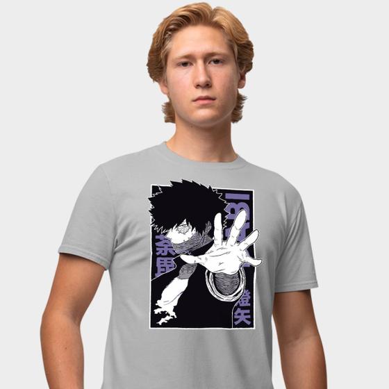 Imagem de Camisa Camiseta Genuine Grit Masculina Estampada Algodão 30.1 My Hero Academia Dabi Todokira