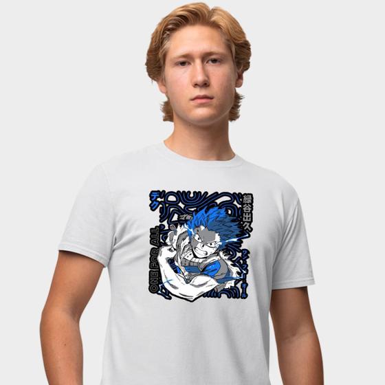 Imagem de Camisa Camiseta Genuine Grit Masculina Estampada Algodão 30.1 My Hero Academia Midoria