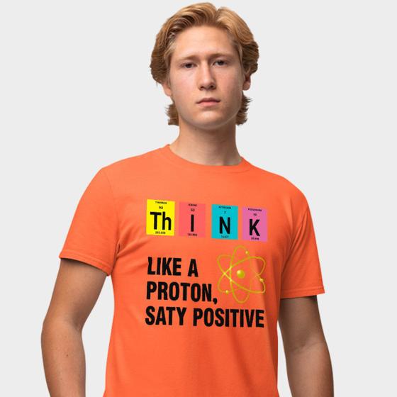Imagem de Camisa Camiseta Genuine Grit Masculina Estampada Algodão 30.1 Think Like a Proton