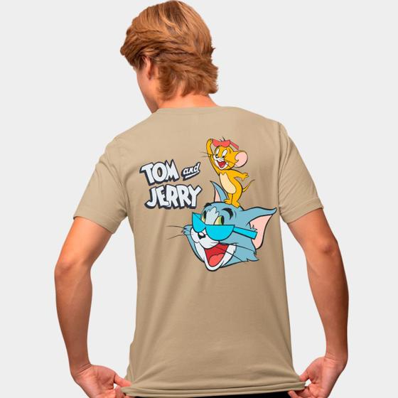 Imagem de Camisa Camiseta Genuine Grit Masculina Estampada Algodão 30.1 Tom e Jerry