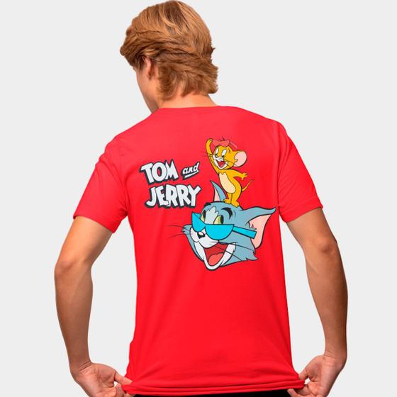 Imagem de Camisa Camiseta Genuine Grit Masculina Estampada Algodão 30.1 Tom e Jerry