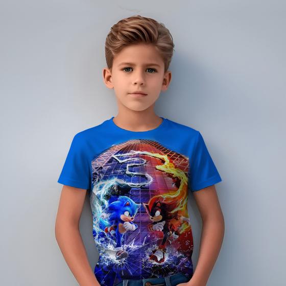 Camiseta Niño Camisa De Sonic Camiseta Sonic Niño Y Hombre