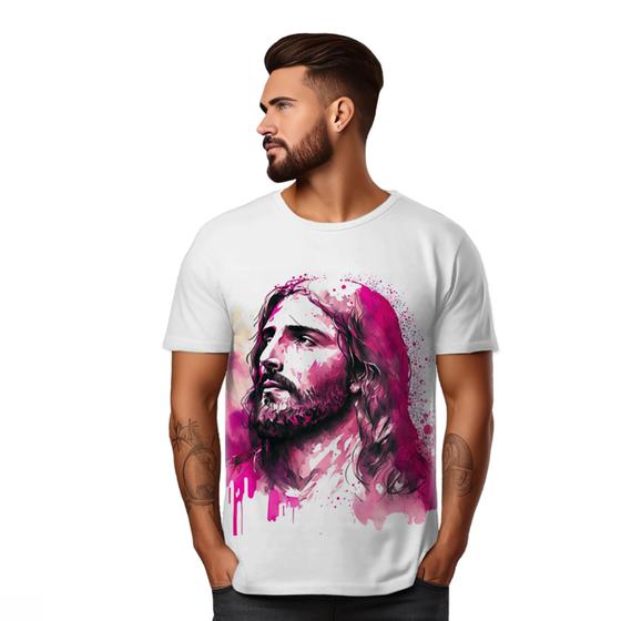 Imagem de Camisa Camiseta Líder Jesus Cristo Deus Messias Religião