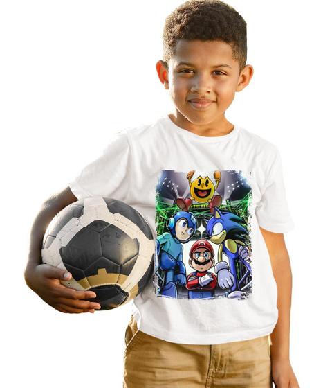 Imagem de camisa camiseta mario game infantil juvenil 05