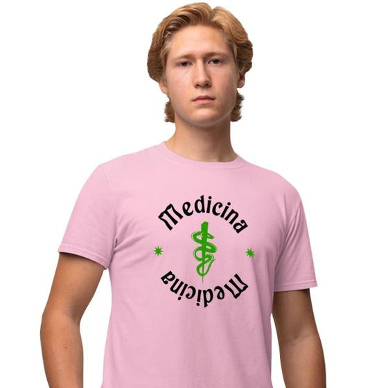 Imagem de Camisa Camiseta Masculina Estampada Medicina 100% Algodão Fio 30.1 Penteado