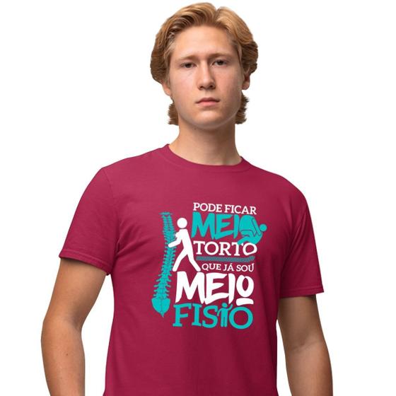 Imagem de Camisa Camiseta Masculina Estampada Meio Fisio 100% Algodão Fio 30.1 Penteado