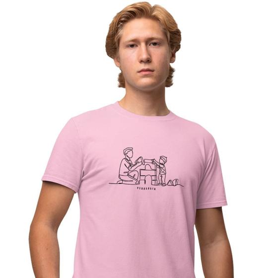 Imagem de Camisa Camiseta Masculina Estampada Pedagogia 100% Algodão Fio 30.1 Penteado