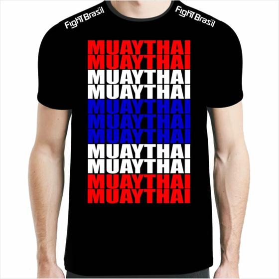 Imagem de Camisa Camiseta Muay Thai - Tailândia - Fb-2042 - Preta