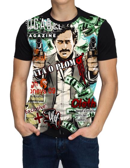 Imagem de Camisa / Camiseta Pablo Escobar Gangster Blusa Estilo Quebrada Street Wear