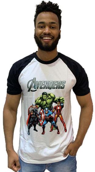moron Note born Camisa Camiseta Raglan Herói Marvel Vingadores Avengers Thor - ADQUIRIDO  SHOP - Camiseta Masculina - Magazine Luiza