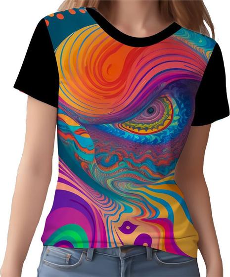 Imagem de Camisa Camiseta Rave Jardim Psicodélico Good Vibes Psico 7