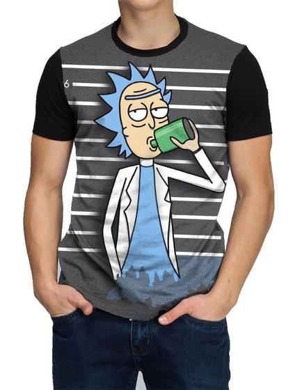 Imagem de Camisa Camiseta Rick And Morthy Geek Blusa Animes