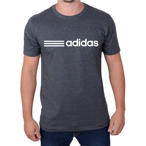Camisa Camiseta T shirt Adida Estampada Premium Gola Redonda Lançamento Menor preço em Camisa Camiseta T shirt Adida Estampada Premium Gola Redonda Lançamento