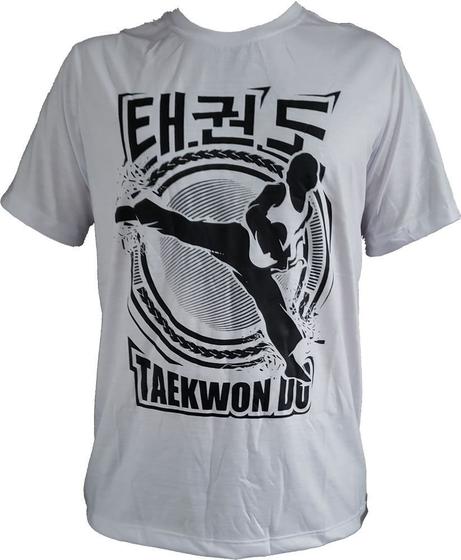 Imagem de Camisa Camiseta Taekwondo Tit Tcha Gi - Branca - Duelo Fight