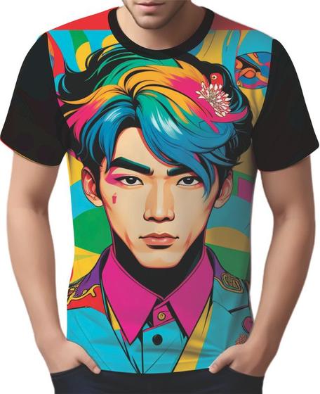 Imagem de Camisa Camiseta Tshirt K-pop Moda Coreana Pop Art Ásia 13
