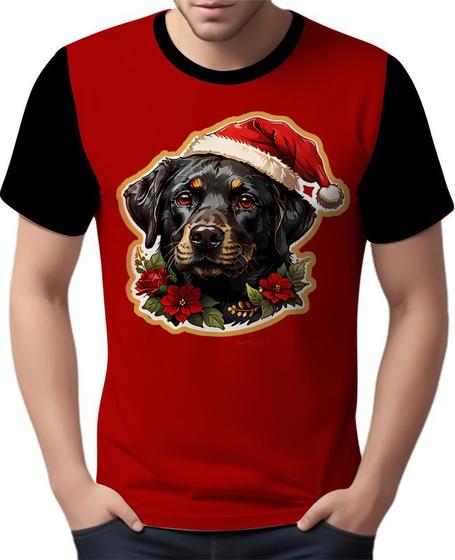 Imagem de Camisa Camiseta Tshirt Natal Festas Cachorro Noel Neve 1