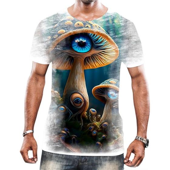 Imagem de Camisa Camiseta Tshirt Natureza Cogumelos Psicodélica HD 6
