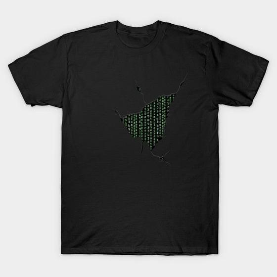 Imagem de Camisa Camiseta Unissex Matrix 4 Resurrection Código Binário Geek 