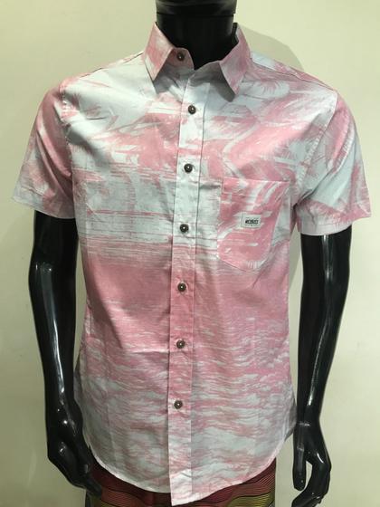 Imagem de Camisa Caster Masc. Nicoboco, Cor. Rosa. Tam. P Ref. 24313