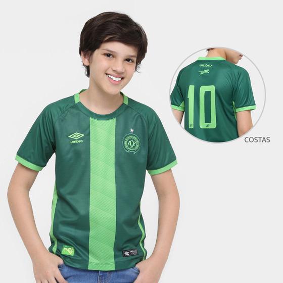 Imagem de Camisa Chapecoense Juvenil III 16/17 nº10 Torcedor Umbro Masculino