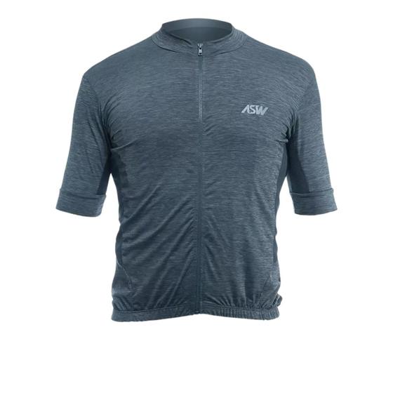 Imagem de Camisa Ciclismo Asw Essentials Plus Size Cinza G2