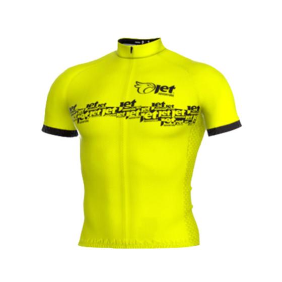 Imagem de Camisa Ciclismo Ert Elite Jet Nova Tour Masculina MTB Speed Ciclista Blusa Bike Bicicleta Racing Amarelo Fluor