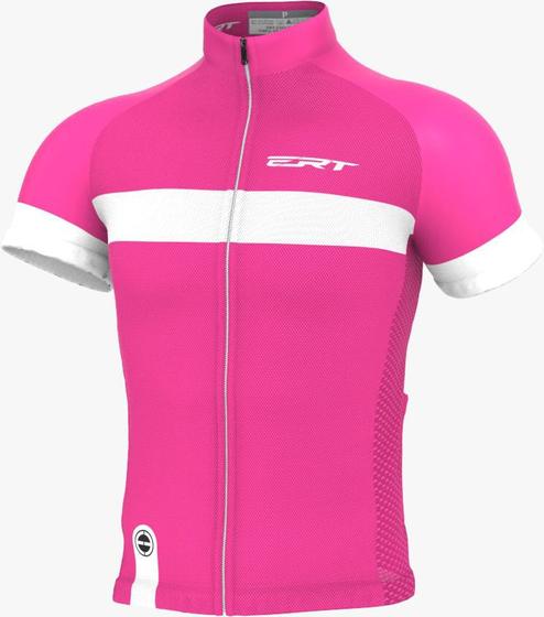 Imagem de Camisa Ciclismo Ert Nova Tour Strip Pink Bike Mtb Speed