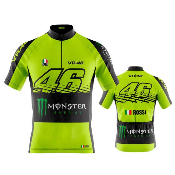 Imagem de Camisa Ciclismo Masculina MTB VR 46 Dry Fit Com Bolsos Proteção Solar 50