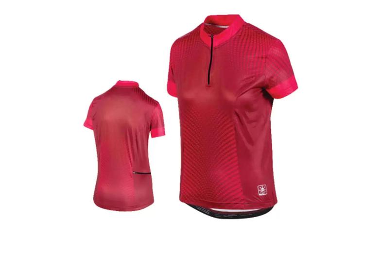 Imagem de Camisa Ciclismo Moon Feminina Kanxa - Cereja+Rosa