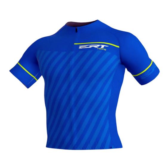 Imagem de Camisa Ciclismo New Elite Sem Gola ERT Racing Uv+ Bolsos