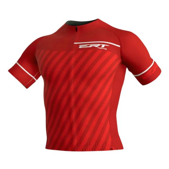 Imagem de Camisa Ciclismo New Elite Sem Gola ERT Racing Uv+ Bolsos