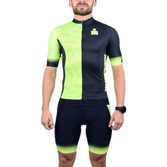 Imagem de Camisa Ciclismo Woom Masculina - Ironman - Preto/Verde