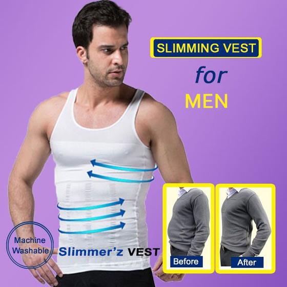 Imagem de Camisa Cinta De Compressão Para Homens Body Shaper