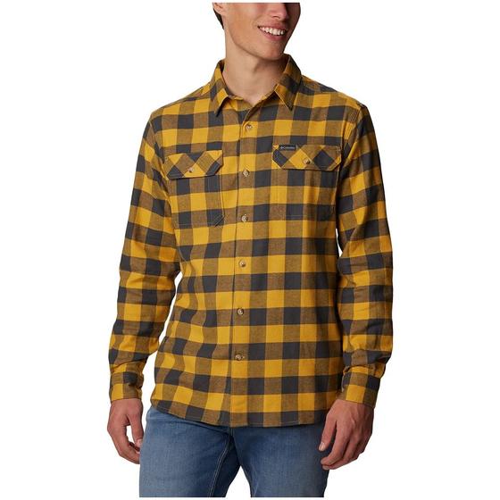 Imagem de Camisa Columbia Flare Gun Stretch Flannel M/L Raw Honey Buffalo Check