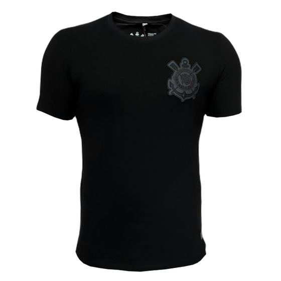 Menor preço em Camisa Corinthians All Black Algodão - Masculino